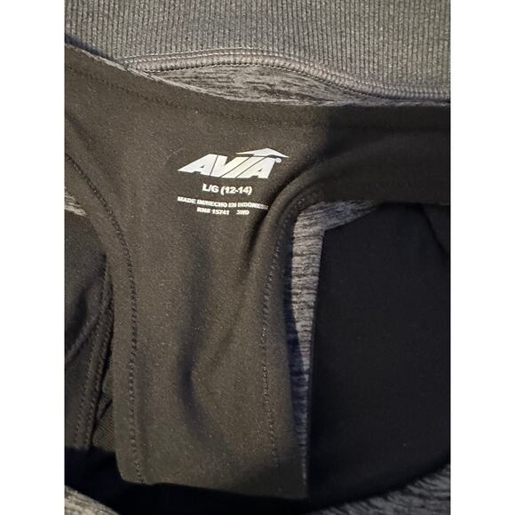 Avia Gray Black Sports bra Large - Picture 4 of 4